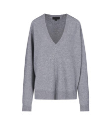 [Nili Lotan] Knitwear FW26 81474 Y001PEBBLE GREY HEATHER