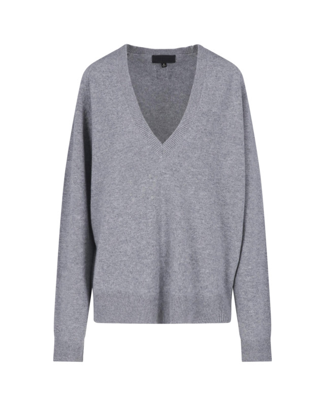 [Nili Lotan] Knitwear FW26 81474 Y001PEBBLE GREY HEATHER