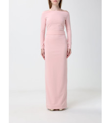 [Solace London] Long sleeve dress FW26 OS28038 PALE PINK