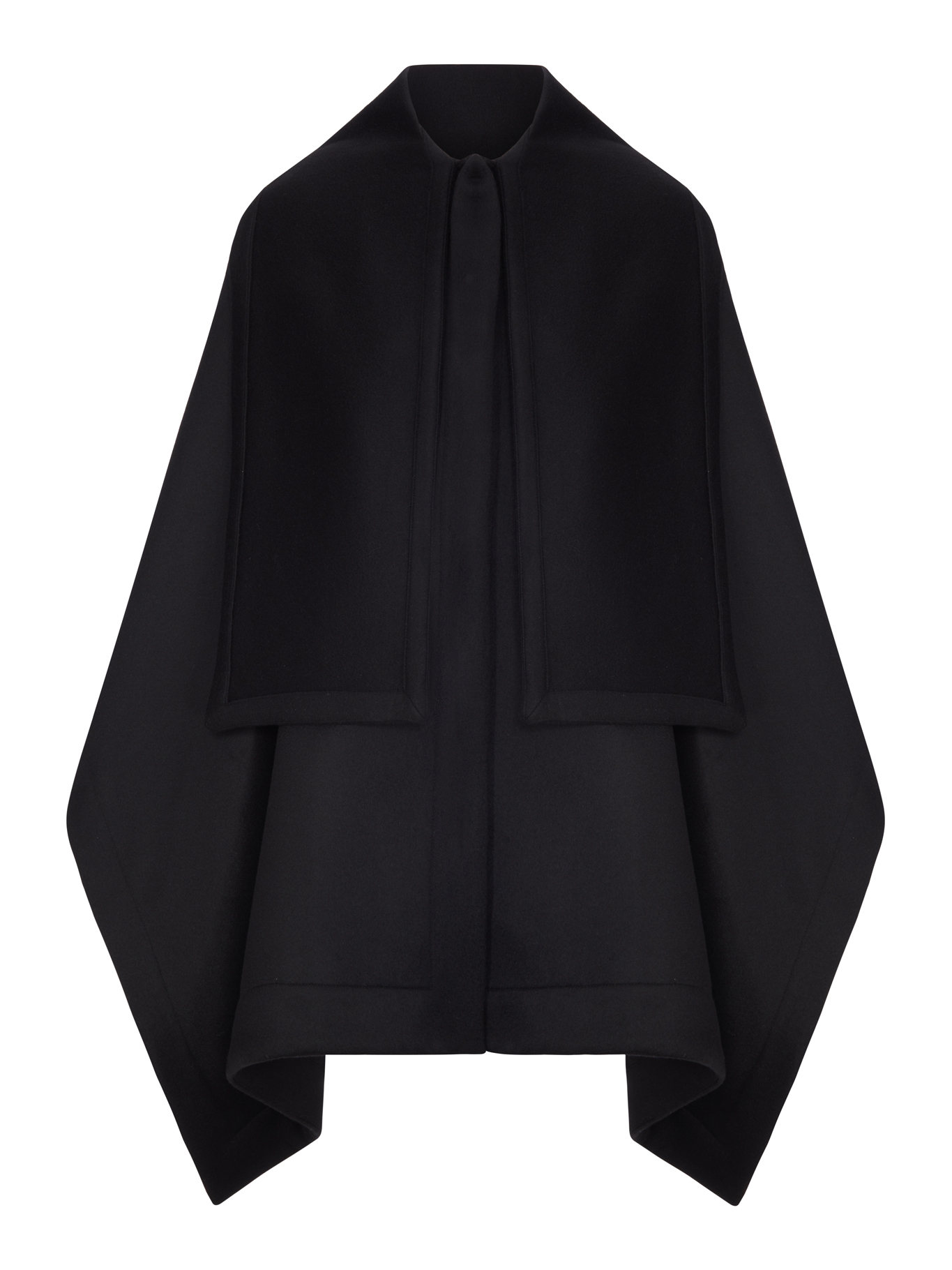 [Giorgio Armani] Cape FW26 GW004425TE20107UC001 BLACK