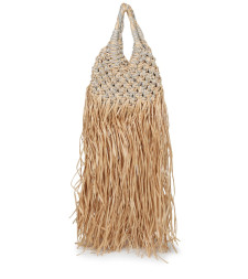 [Hibourama] Tote bag SS26 VANNIFIQUERAFIAFRANGE_NATURALE/CRYSTAL