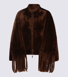 [Urbancode] Fur Jacket FW26 BJ20395COFFEE AND ESPRESSO