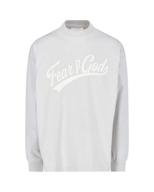 [Fear of God] T-shirts Long Sleeve SS26 RW00380OVERCAST