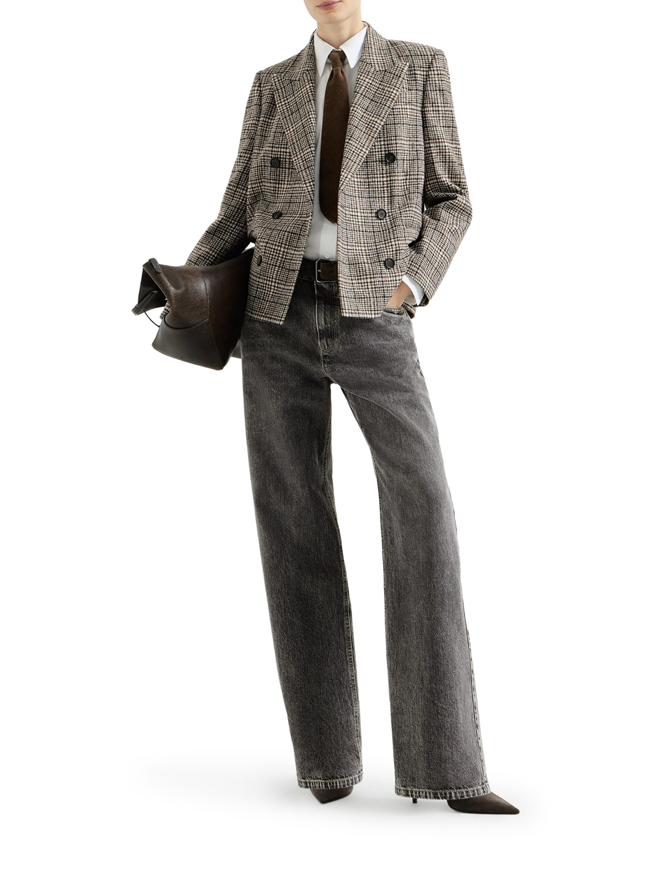 [Brunello Cucinelli] Jeans FW26 MA095P5565C9827 GREY DENIM