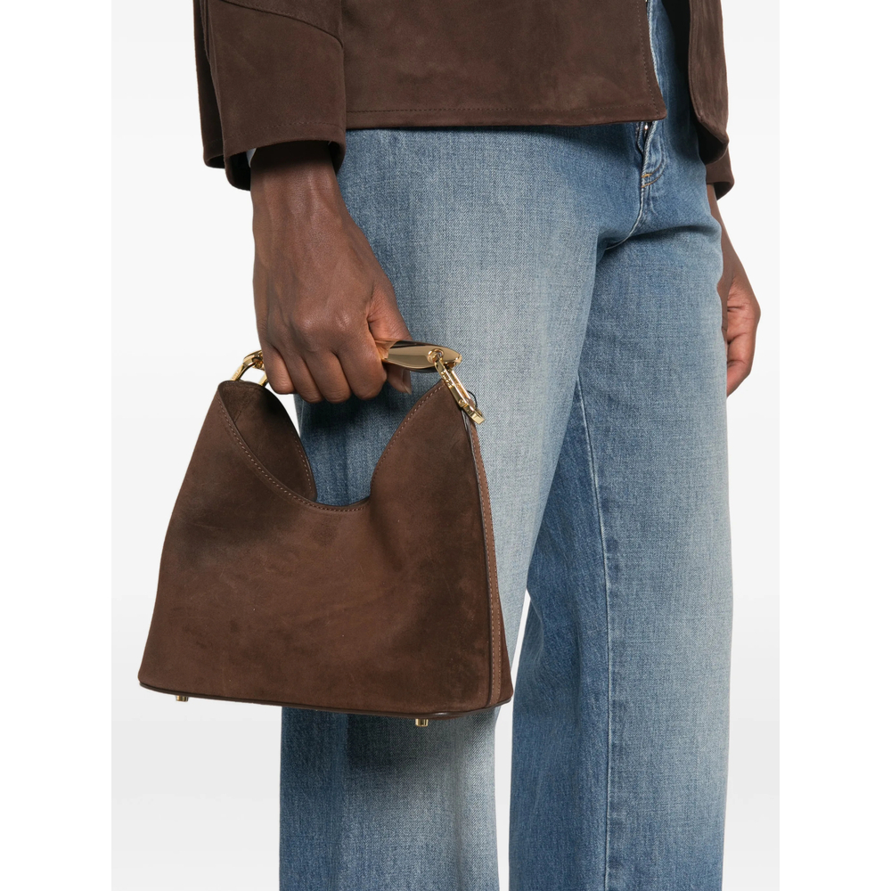 [ELLEME] Tote bag FW26 SMALL BOOMERAN SUEDE BROWN