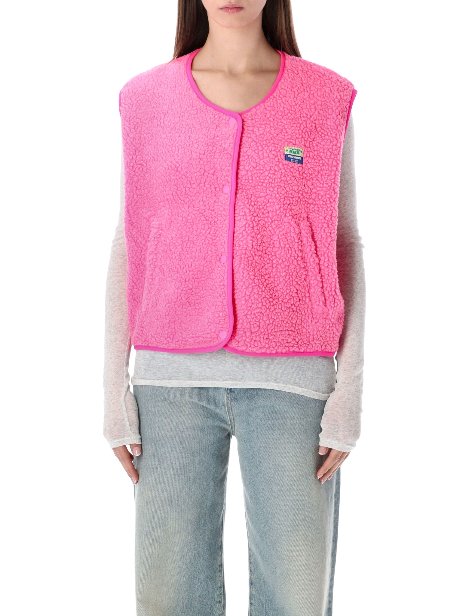 [American Vintage] Vest FW26 HOK16BPINK ACID