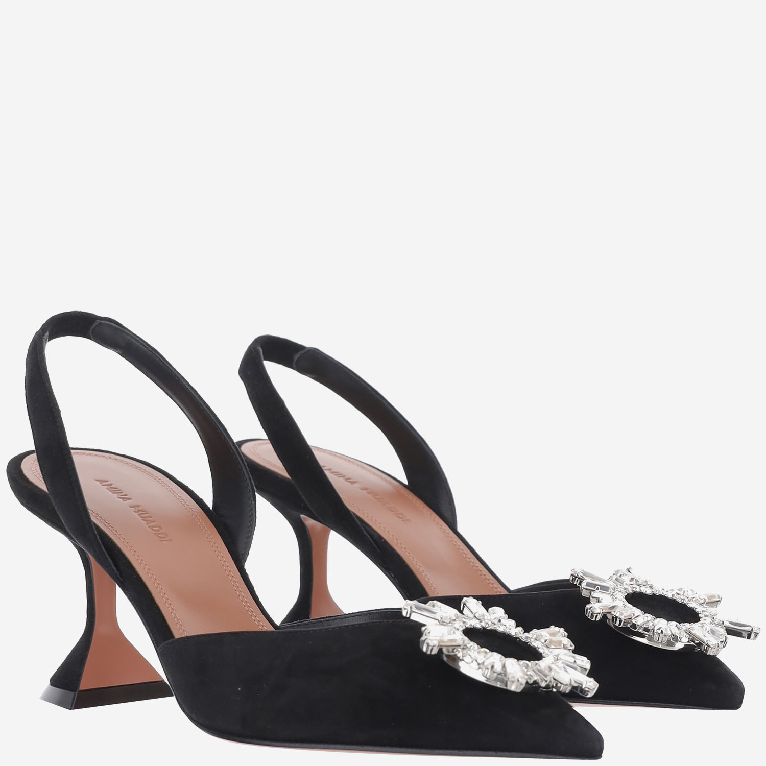 [Amina Muaddi] Pumps FW26 BEGUMSLING70BLACK