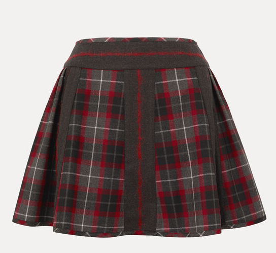 [Vivienne Westwood] Mini skirt FW26 1K01003HW01NG-P210