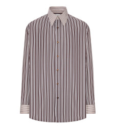 [Saint Laurent] Shirts Long Sleeve FW26 867724Y2O102071 MARRON CRAIE