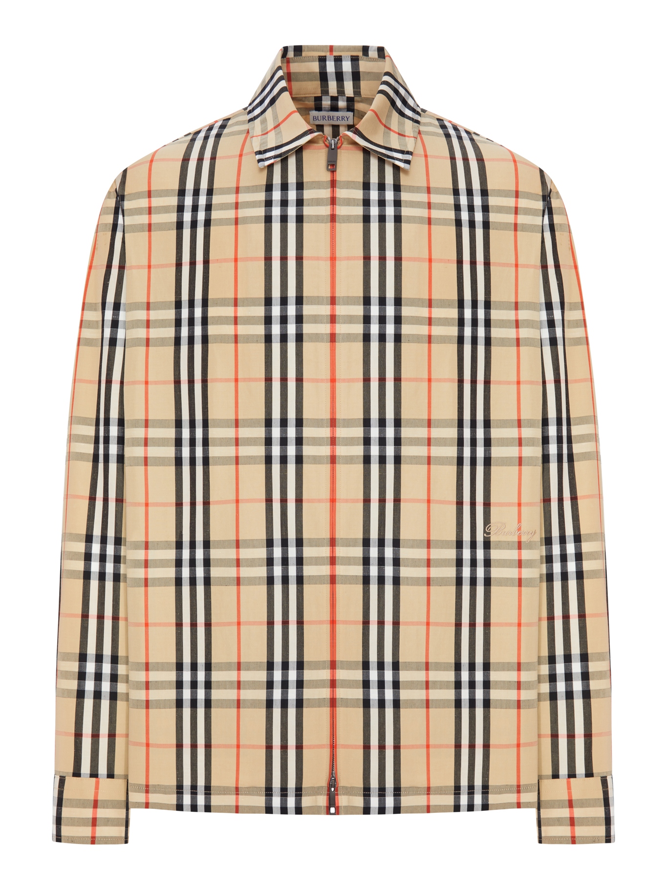[Burberry] Shirts Long Sleeve FW26 8129460B9368 SAND IP CHECK