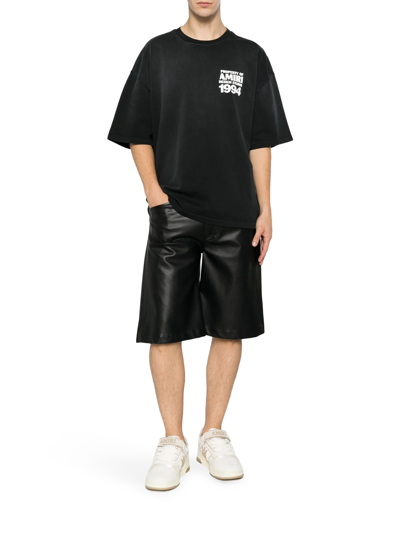 [Amiri] T-shirts Short Sleeve FW26 AMTOJR1160001 BLACK
