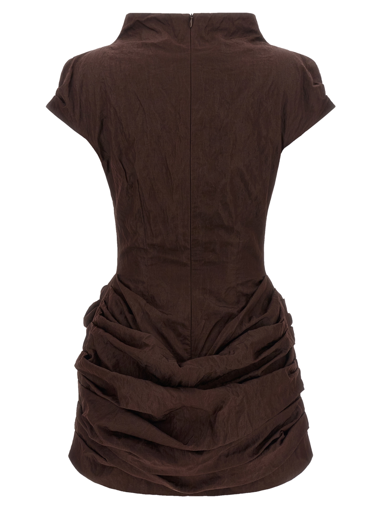 [MAGDA BUTRYM] Short sleeve dress FW26 183726BROWN