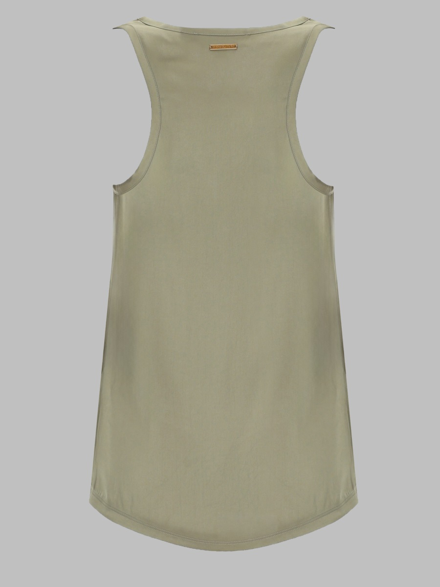 [MICHAEL BY MICHAEL KORS] T-shirts Sleeveless FW26 MT640TXAYJ_305SAFARIGREEN