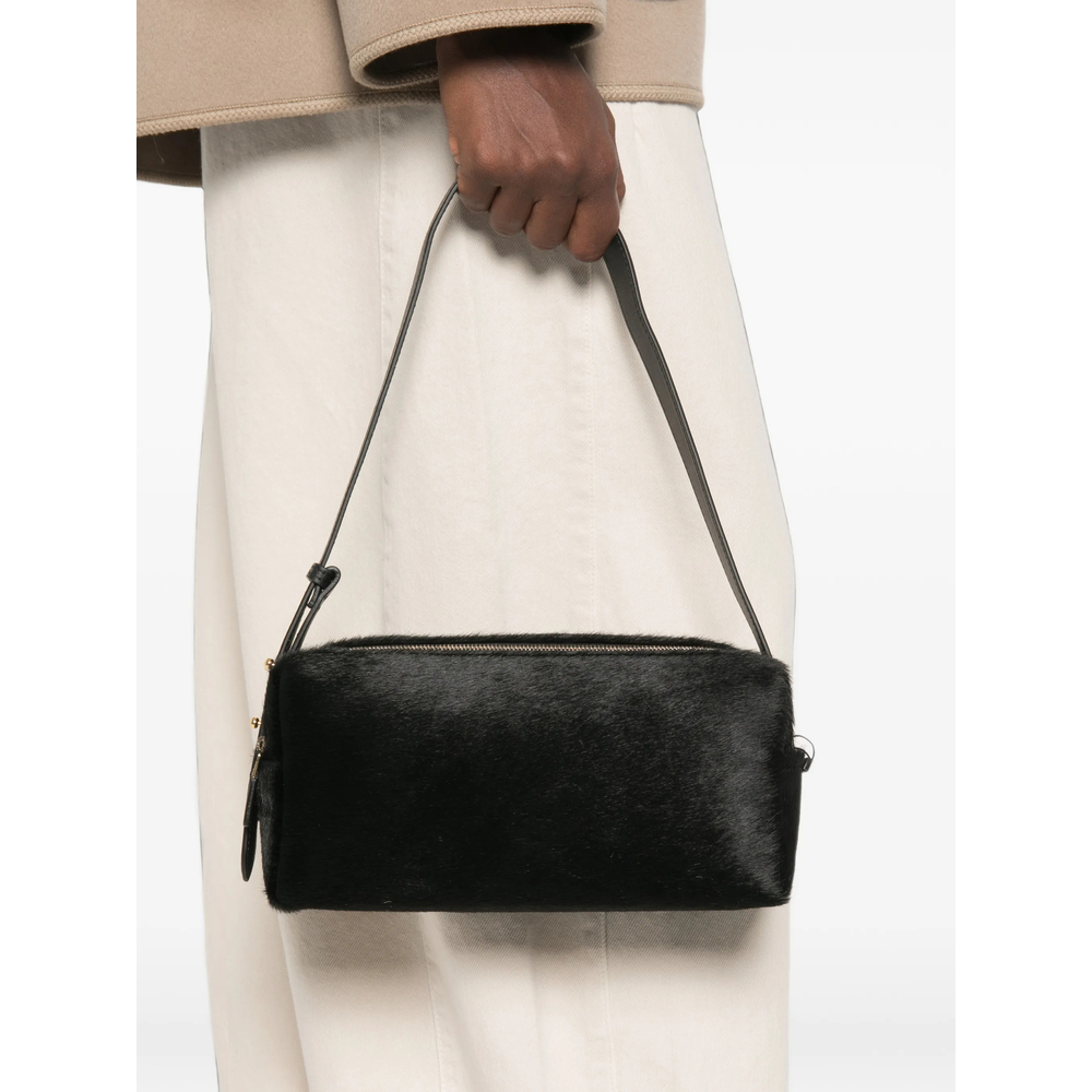 [ELLEME] Shoulder bag FW26 TROUSSE CALF PONY BLACK