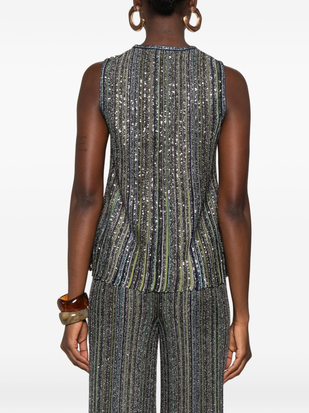 [MISSONI] T-shirts Sleeveless FW26 DS26WK0J BK01J8 S616T