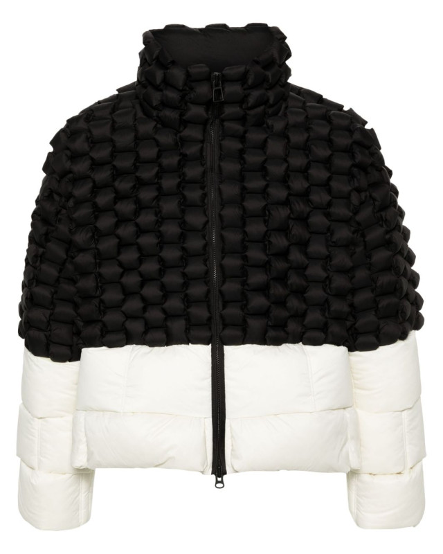 [RAXXY] Down Jacket FW26 CRDJ007N 132 BLACK AND WHITE