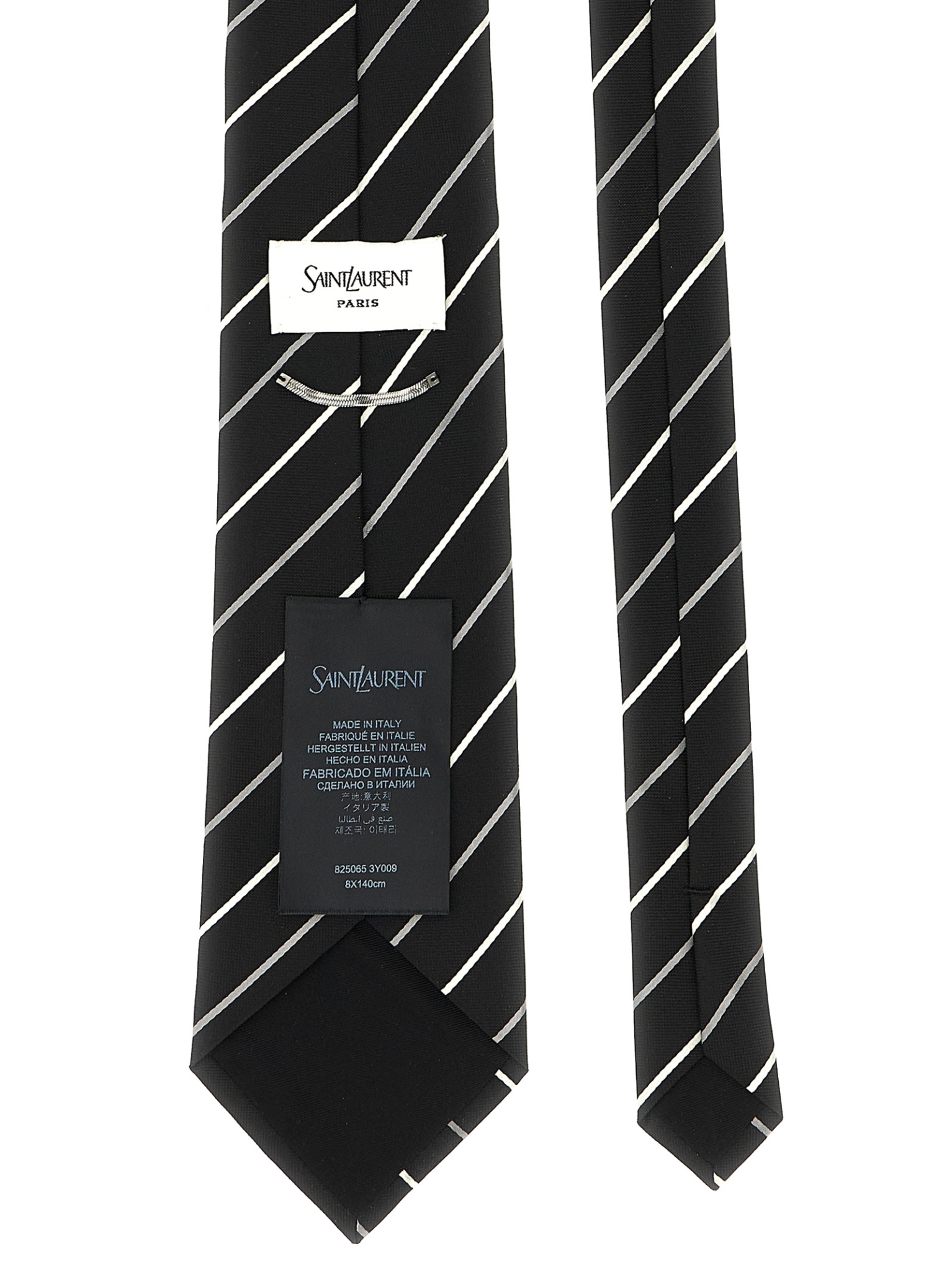 [Saint Laurent] Tie FW26 8250653Y0091088