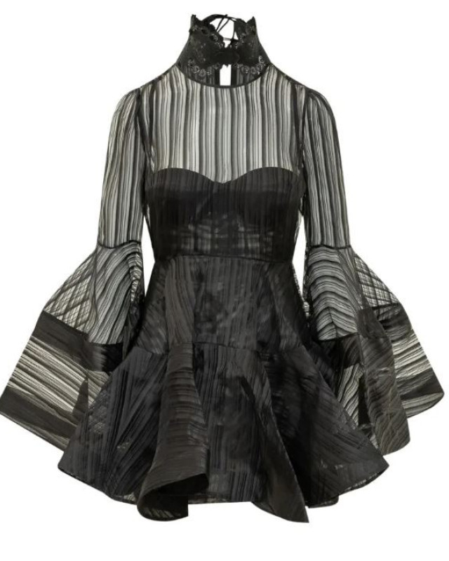 [Zimmermann] Dress FW26 0250DF261-BLK