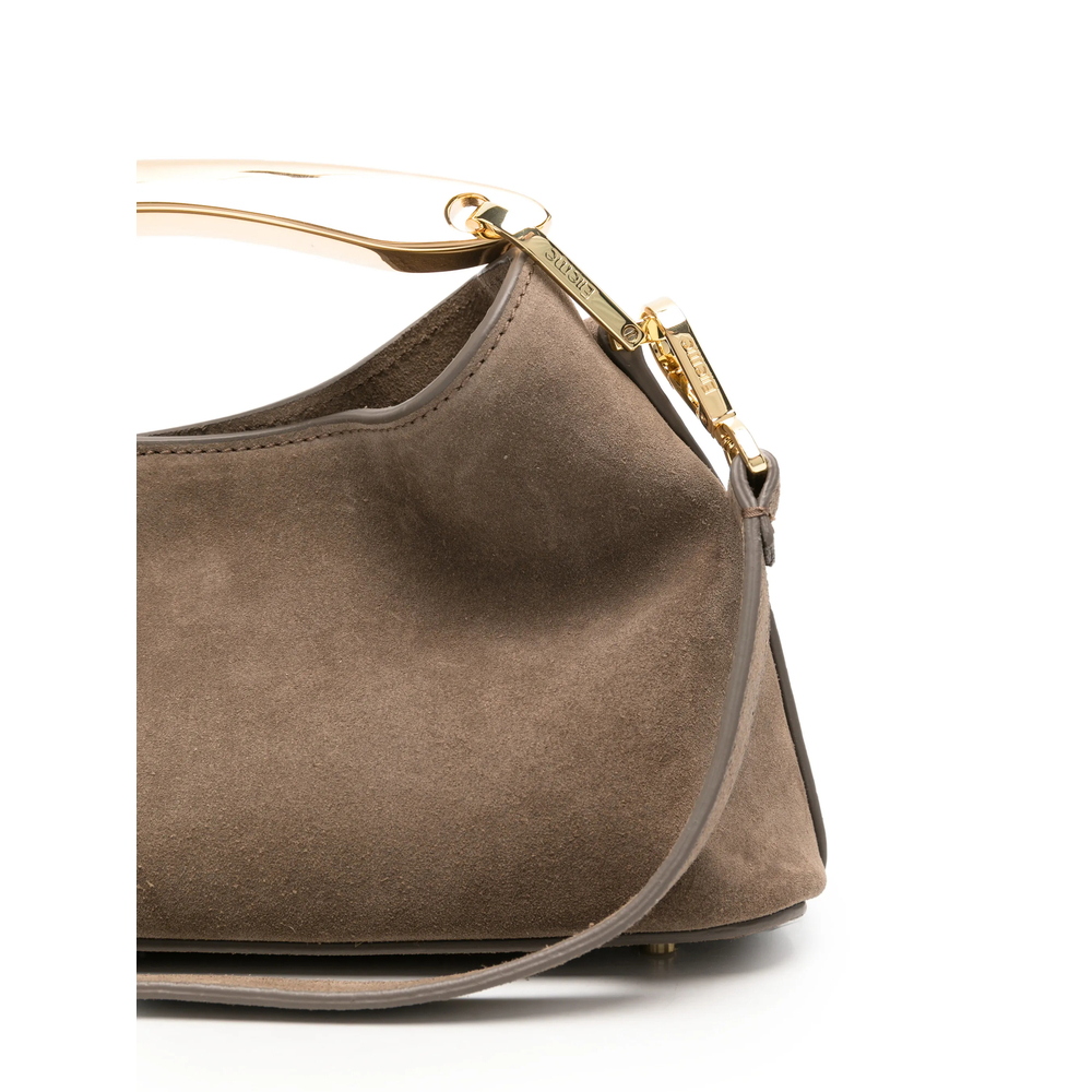 [ELLEME] Tote bag FW26 MINI BOOMERANG SUEDE TAUPE