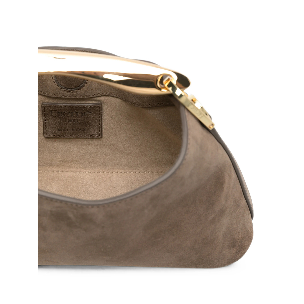 [ELLEME] Tote bag FW26 MINI BOOMERANG SUEDE TAUPE