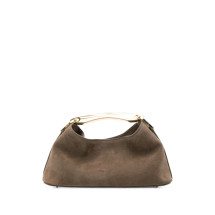 [ELLEME] Tote bag FW26 MINI BOOMERANG SUEDE TAUPE