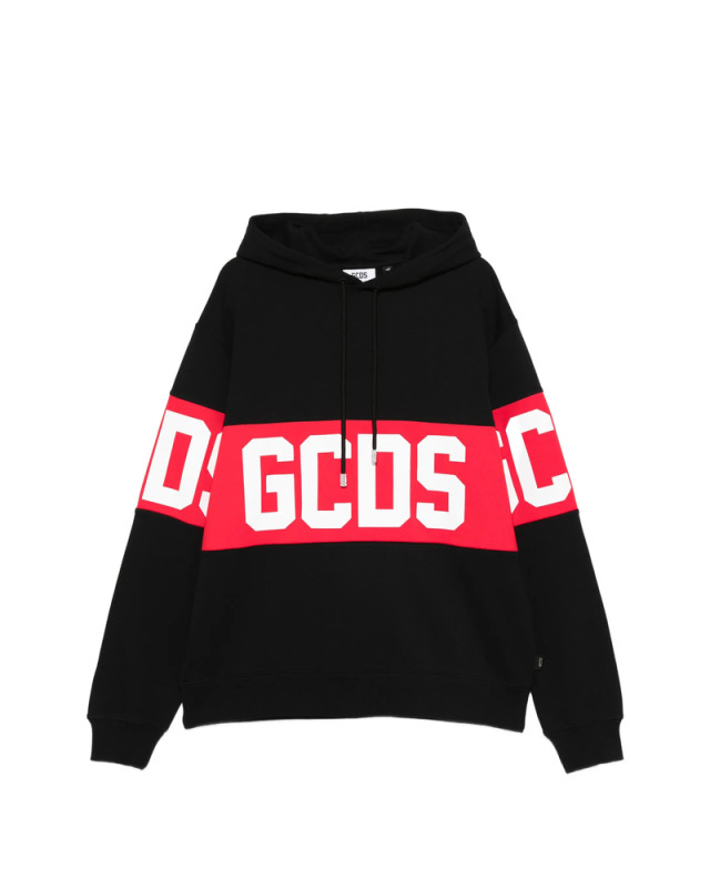 [GCDS] Hoodie FW26 Z0MLQE138F004  BLKRE
