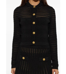 [Balmain] Cardigan FW26 HF1KL878KK10-0PA