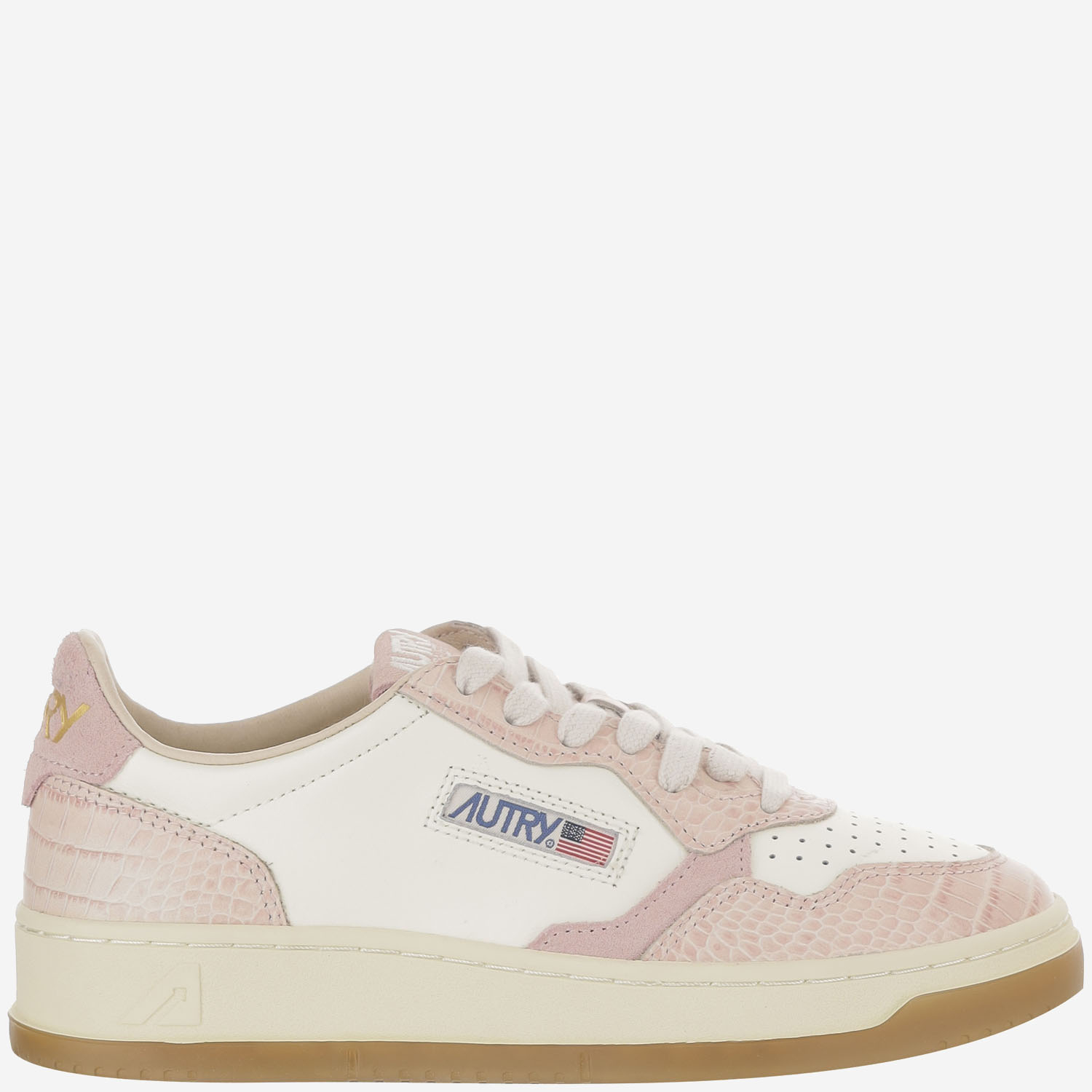 [AUTRY] Sneakers FW26 AULWCZ03LEATCOPRINTMRSHPINK