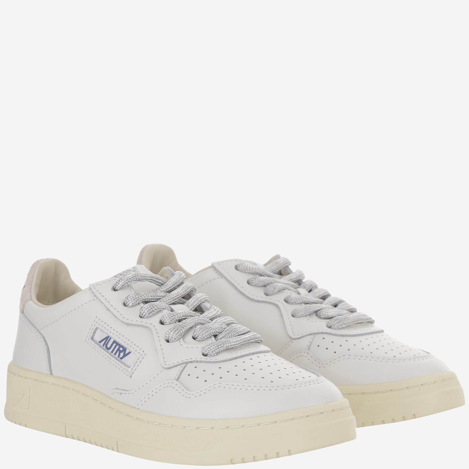[AUTRY] Sneakers FW26 AULWSW03LEATSWOLLWHTSILVER