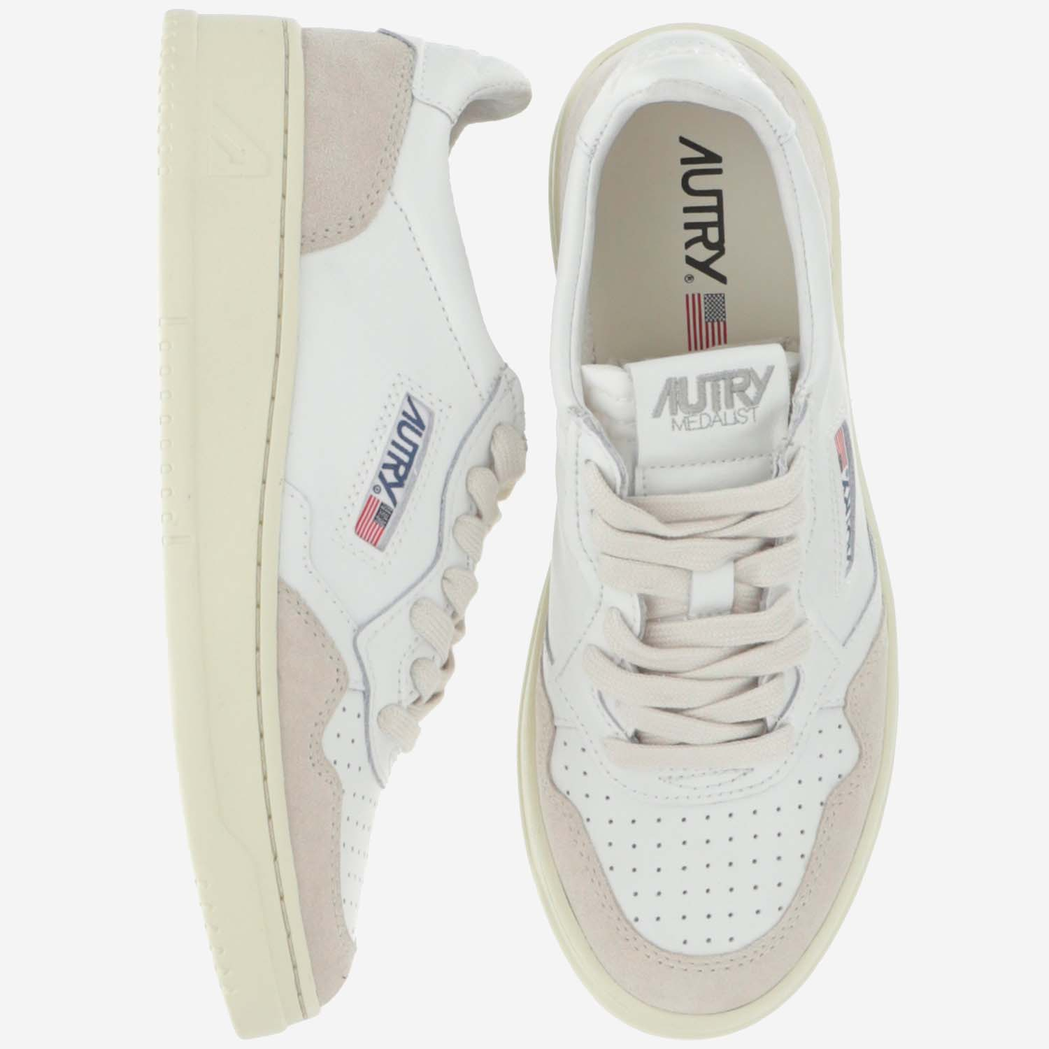 [AUTRY] Sneakers FW26 AULWLS33LEATSUEDE WHITE