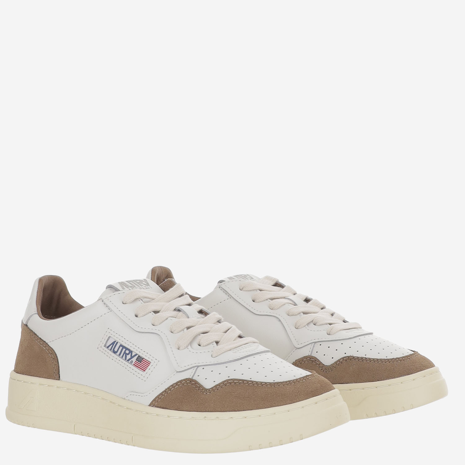 [AUTRY] Sneakers FW26 AULWFT17SOFLEASUEWHTTABACCO