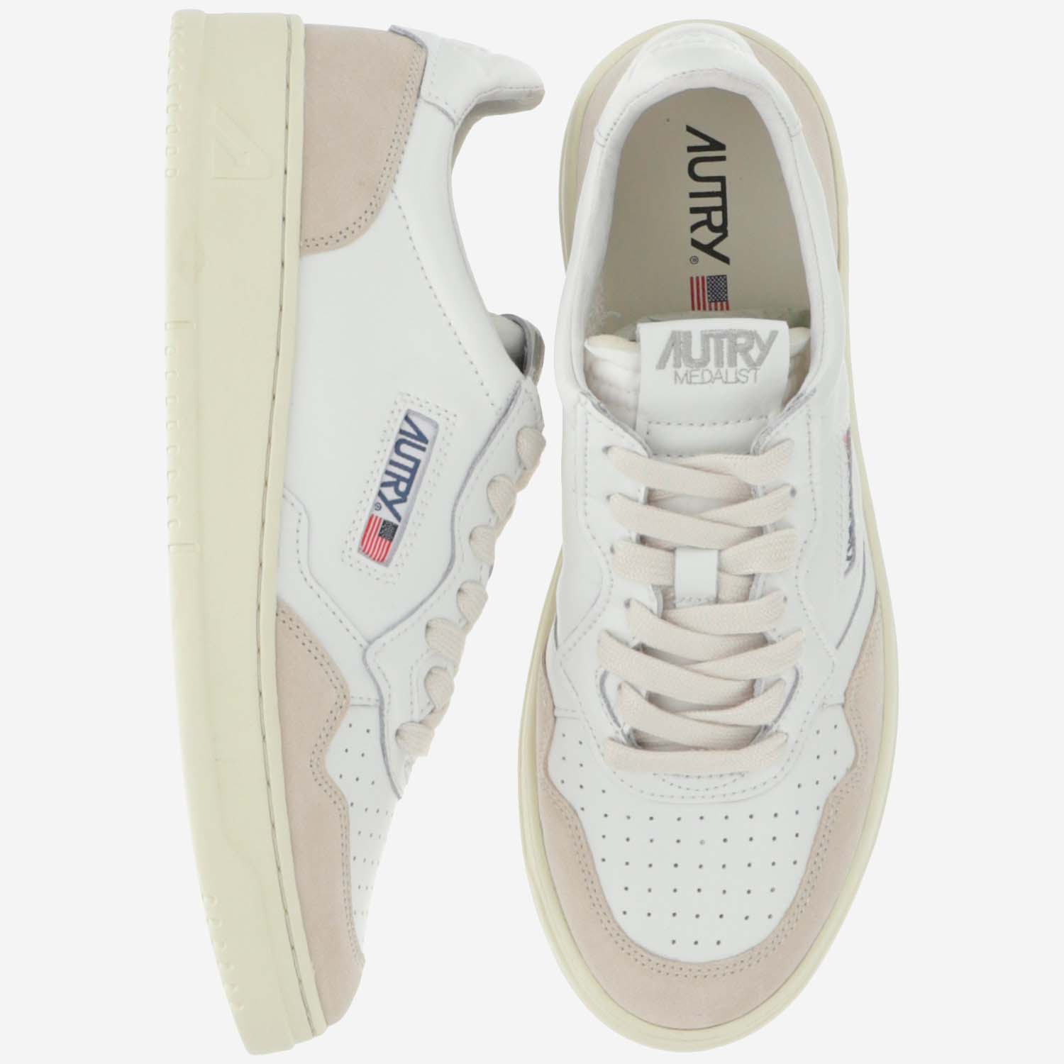 [AUTRY] Sneakers FW26 AULMLS33LEATSUEDEWHITE