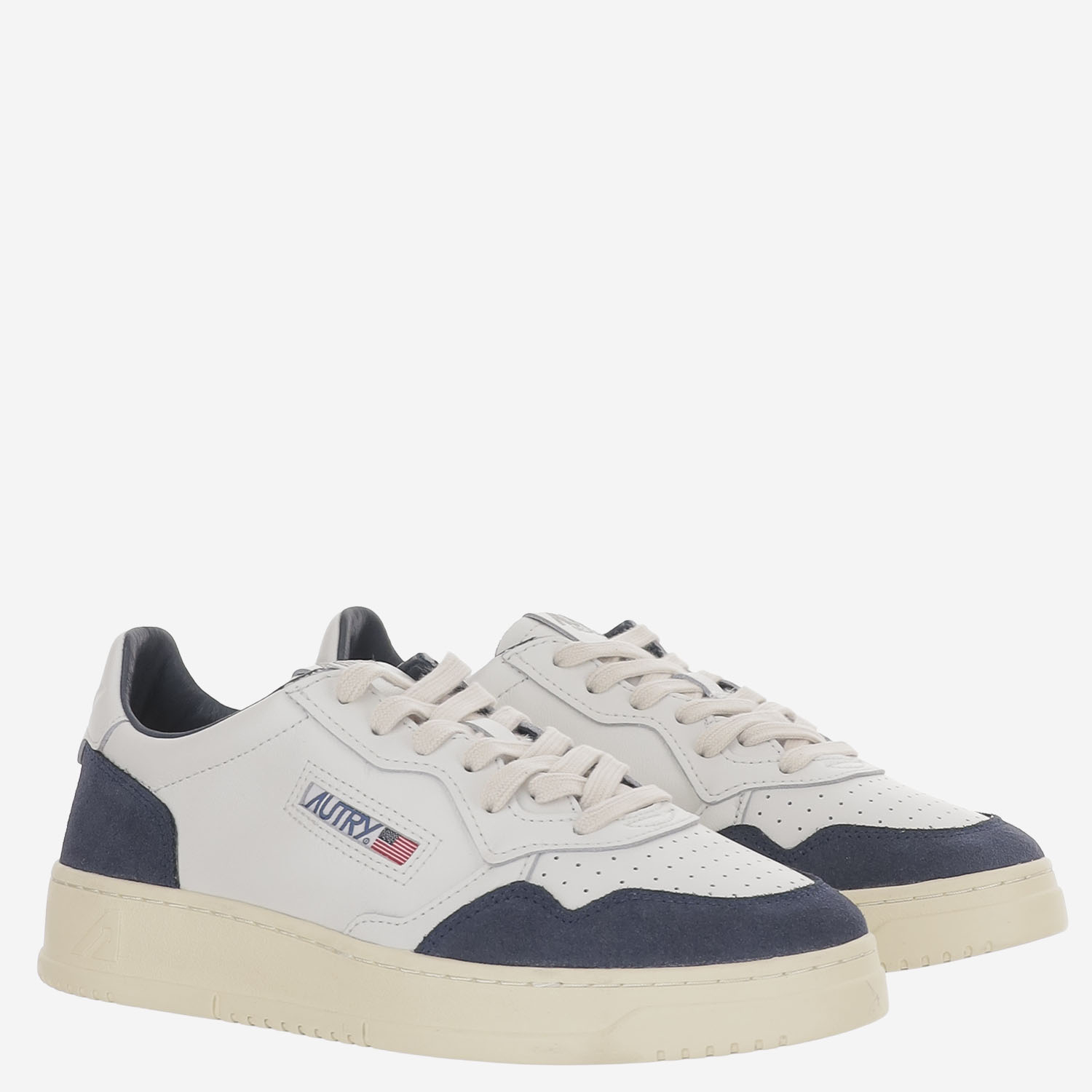 [AUTRY] Sneakers FW26 AULMFT22SOFLEASUEWHTDENIM