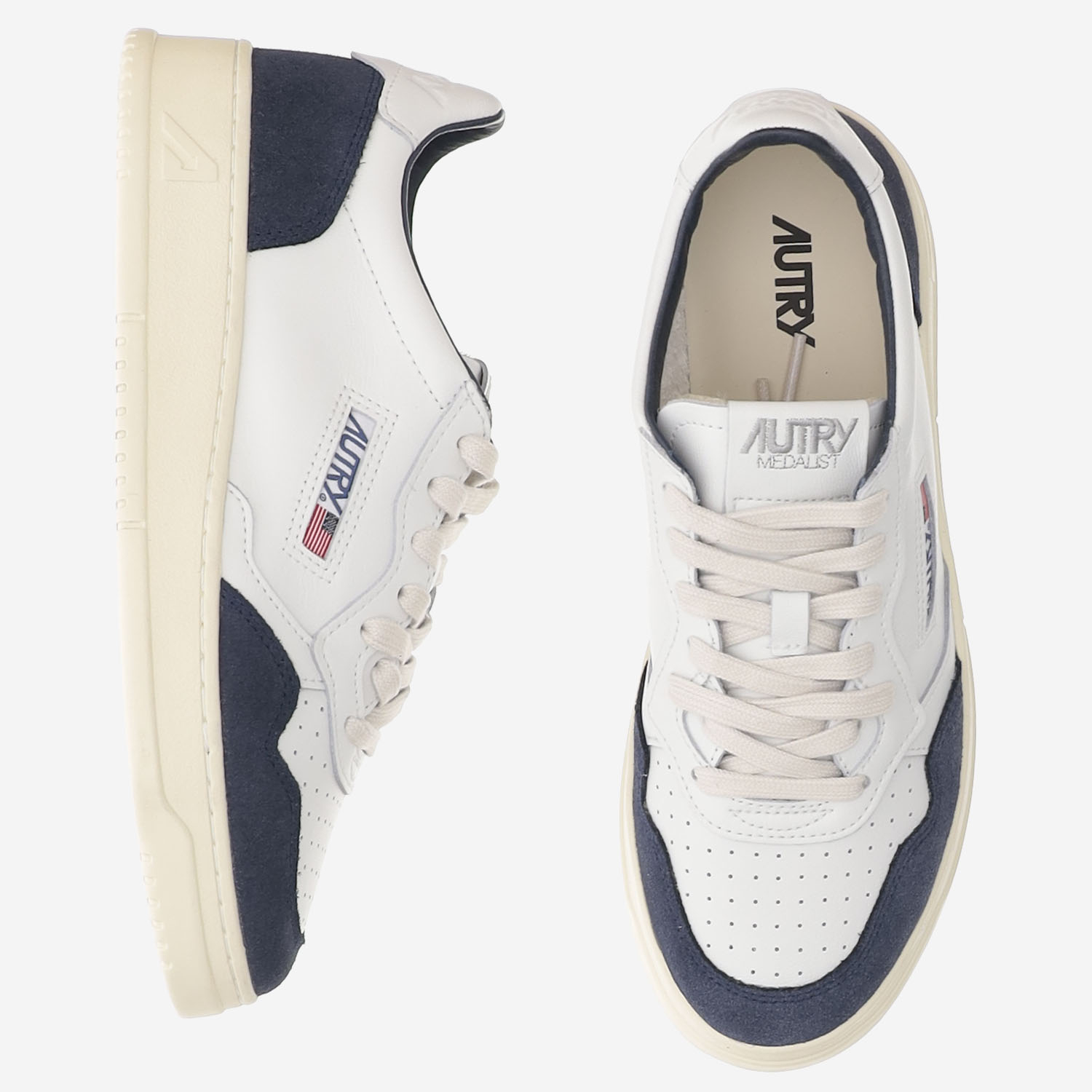[AUTRY] Sneakers FW26 AULMFT22SOFLEASUEWHTDENIM