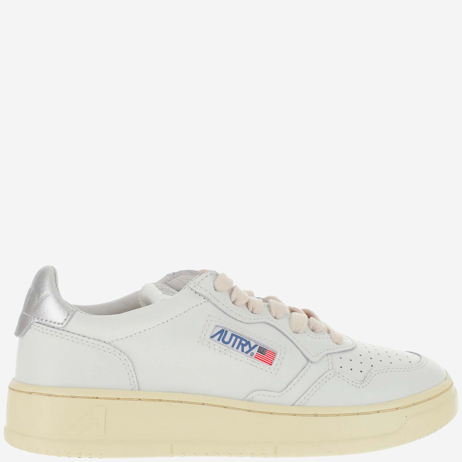 [AUTRY] Sneakers FW26 AULWLL05LEATLEATWHTSILVER
