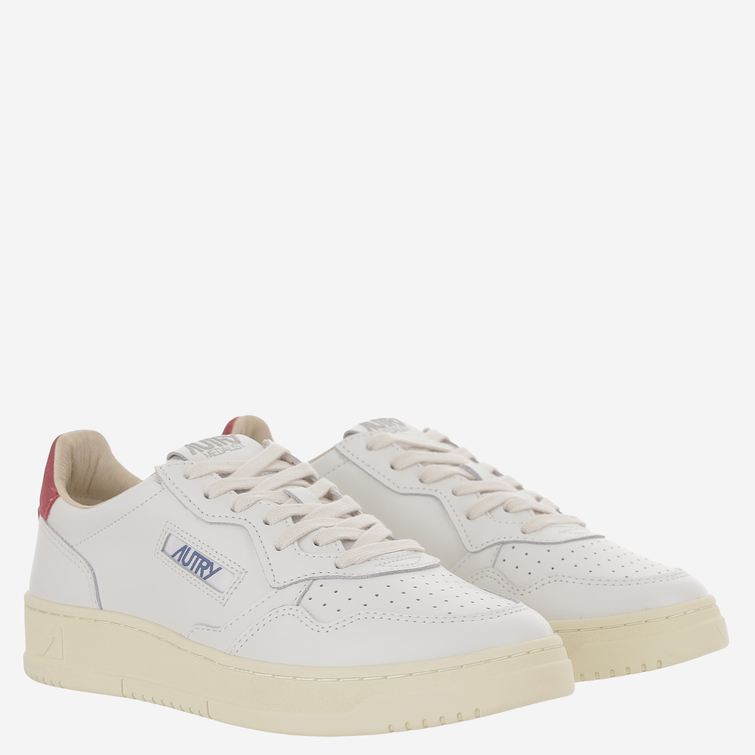 [AUTRY] Sneakers FW26 AULMBJ01LEASUELOGOWHTDEEPCLARET