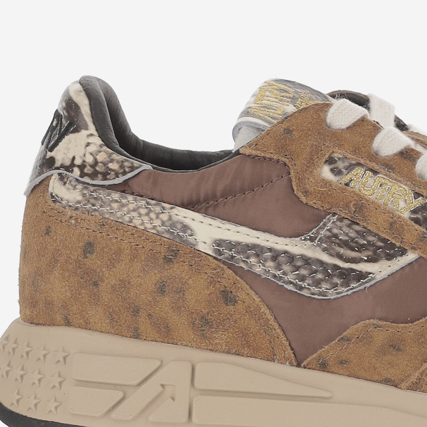 [AUTRY] Sneakers FW26 WWLWPI01NYLPYTPRINLEOSAND