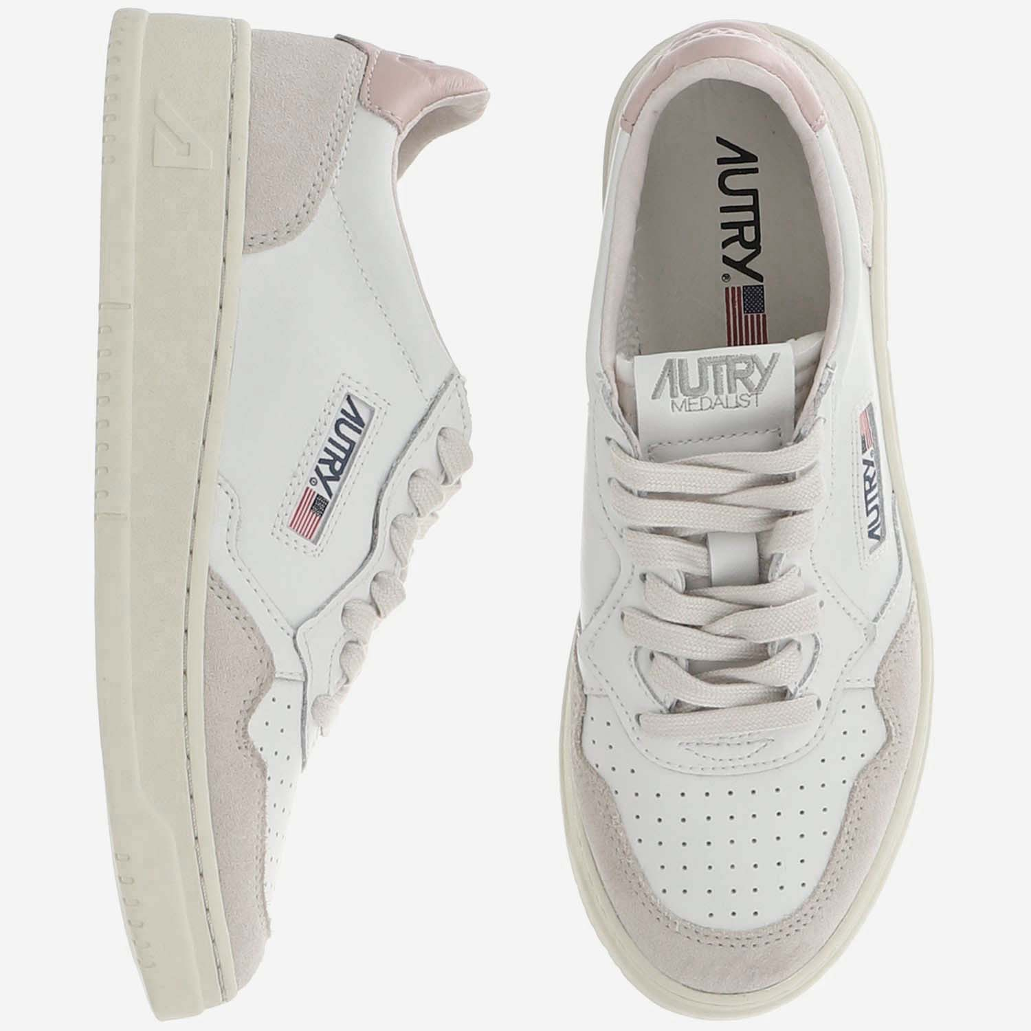 [AUTRY] Sneakers FW26 AULWLS37LEATSUEDE WHTPOW