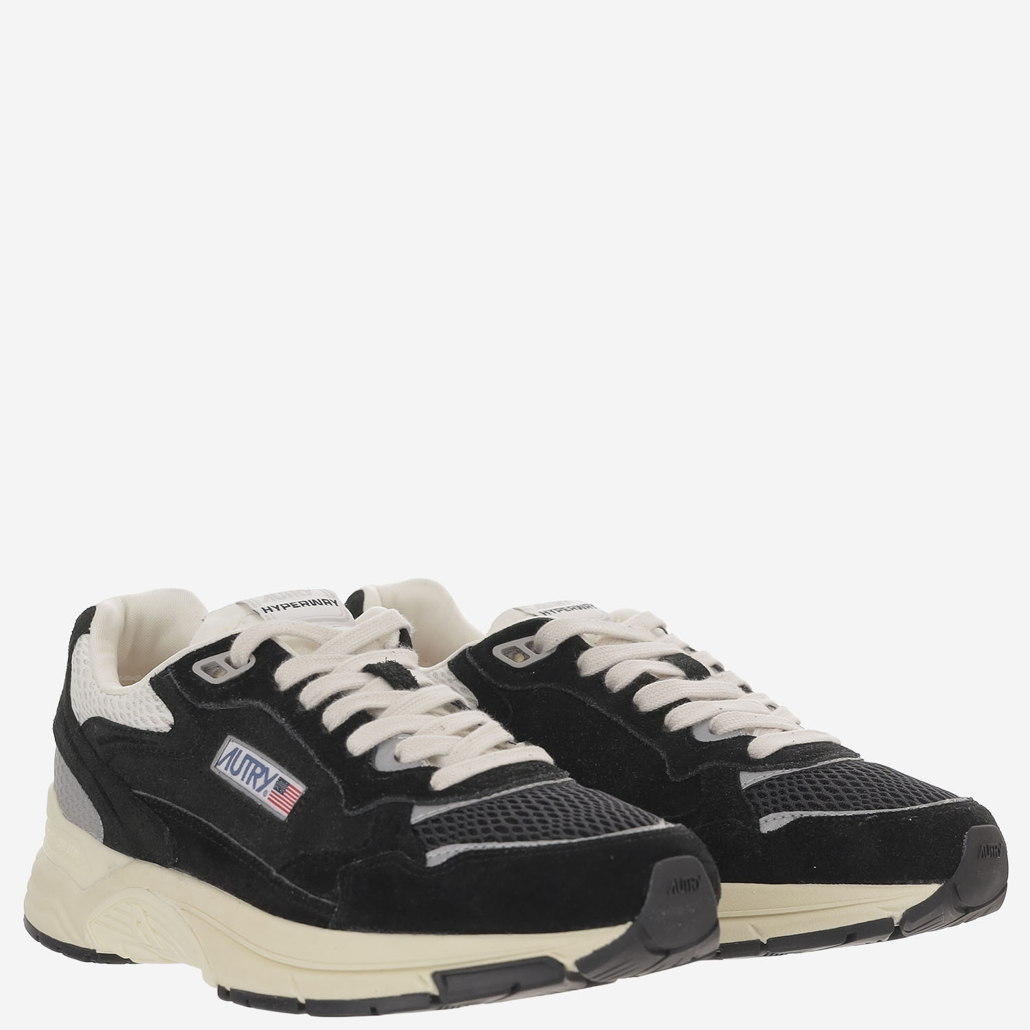 [AUTRY] Sneakers FW26 HYLMUM23SUEDEMESHBLACKSILV