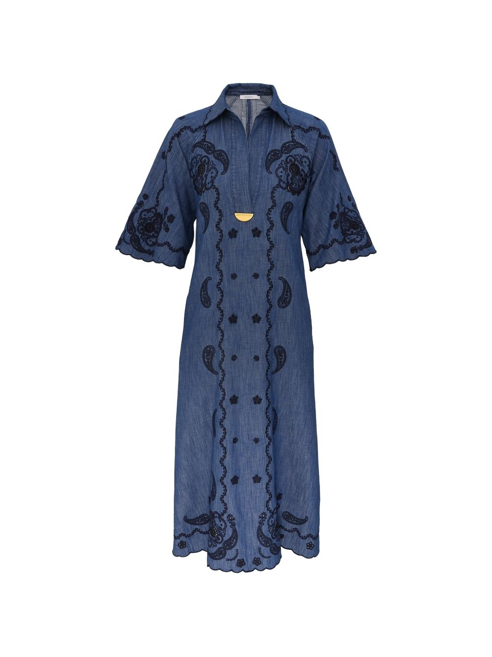 [Zimmermann] Long sleeve dress FW26 8358DSS261RWBLU