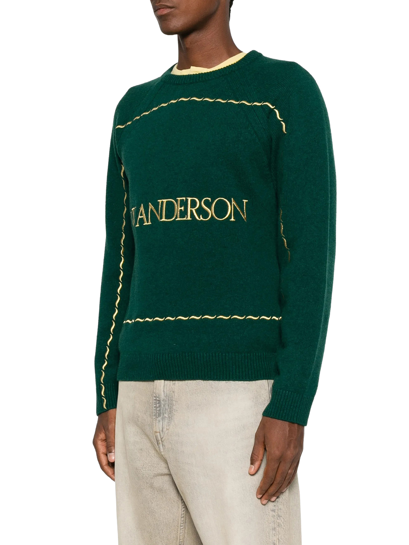 [J.W.Anderson] Knitwear FW26 KW1584YN0471555 PINE