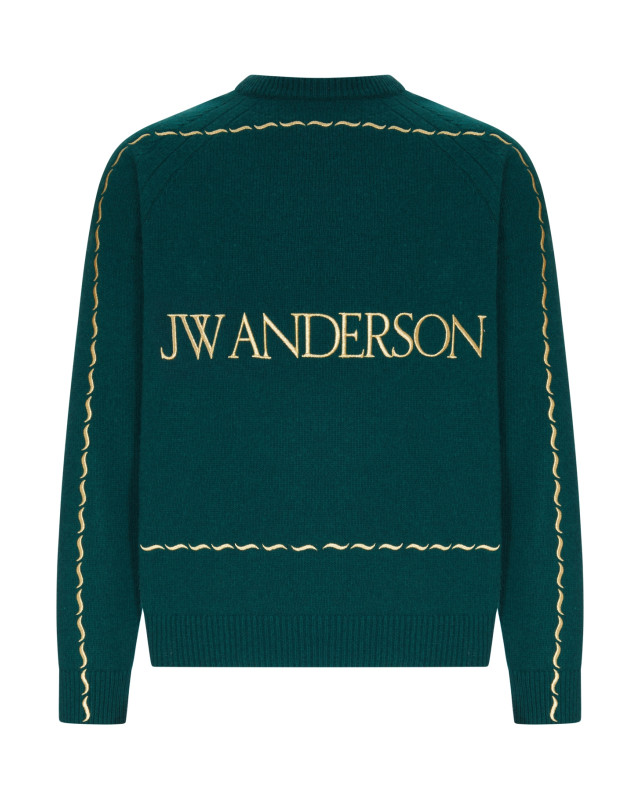 [J.W.Anderson] Knitwear FW26 KW1584YN0471555 PINE