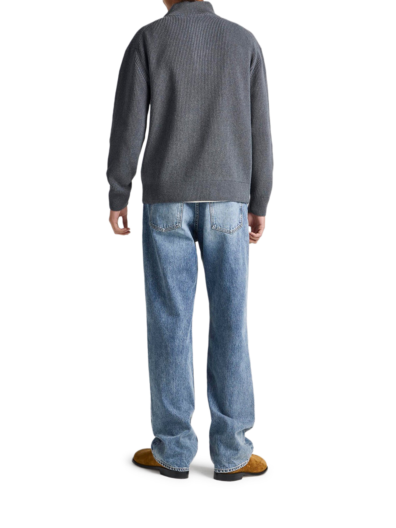 [J.W.Anderson] Knitwear FW26 KW1481YN0542925 STEEL