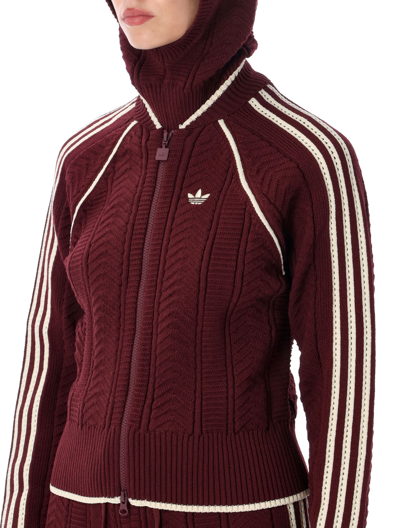 [ADIDAS ORIGINALS] Casual Jacket FW26 KR8941MAROON/VIV