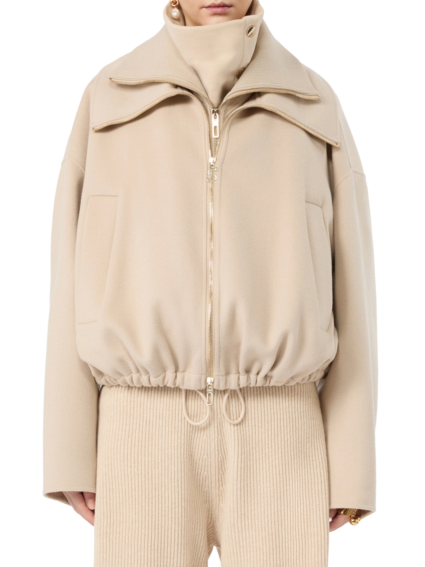 [SPORTMAX] Bomber jacket FW26 2622086012600037 CANAPA