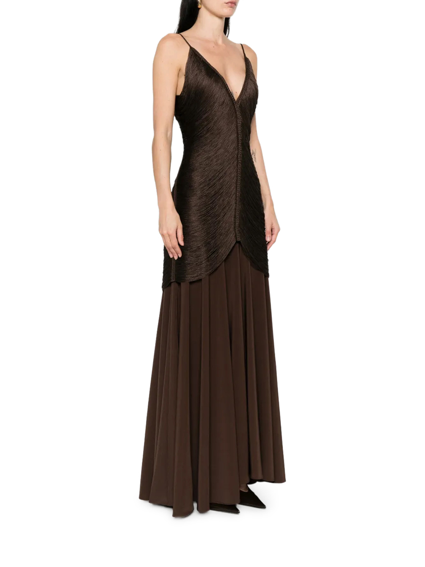 [Bless] Sleeveless dress FW26 NOSTALGIADARK BROWN