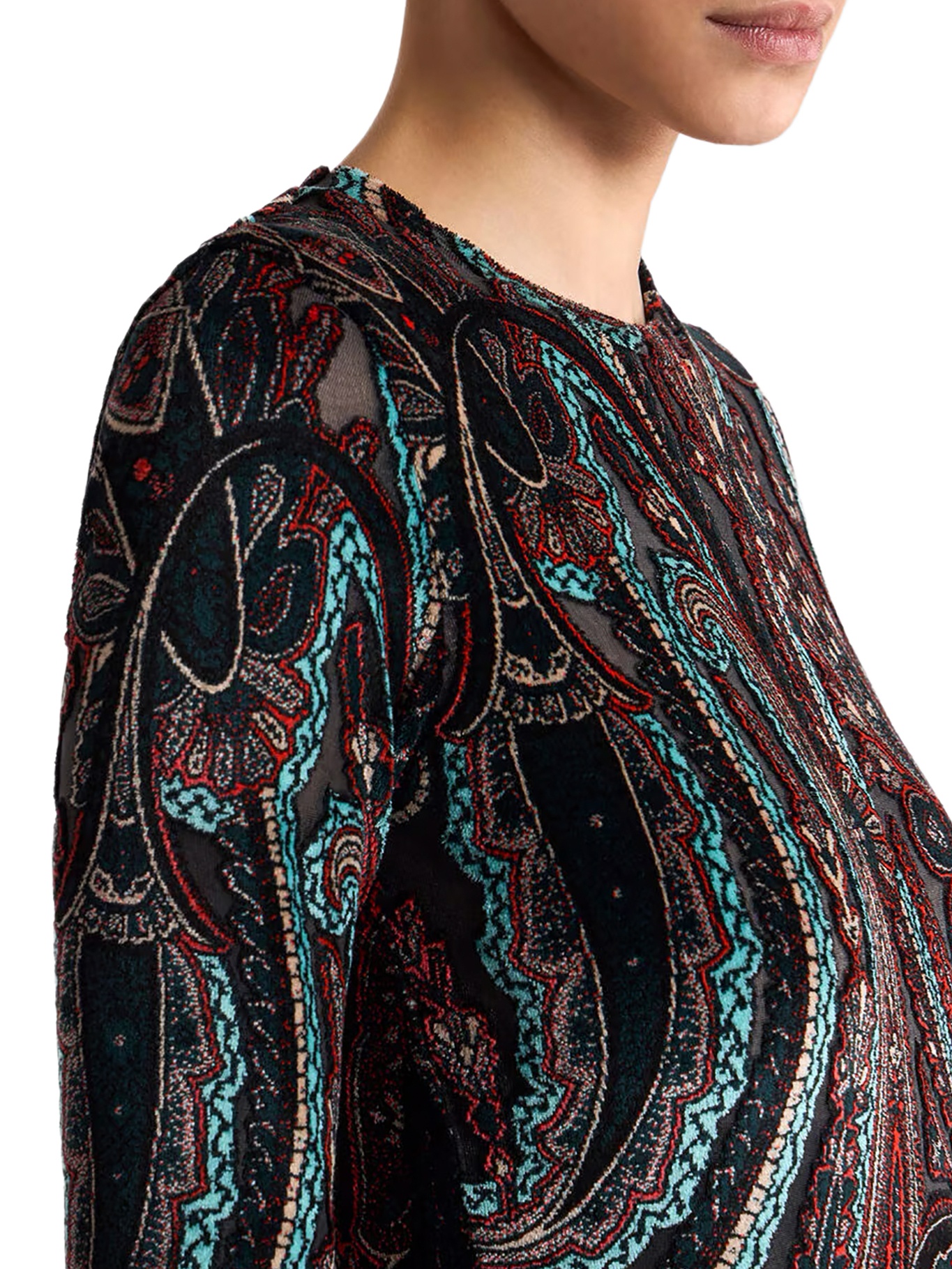 [Etro] T-shirts Long Sleeve FW26 WRJB003999JJD1AS9830 MULTI