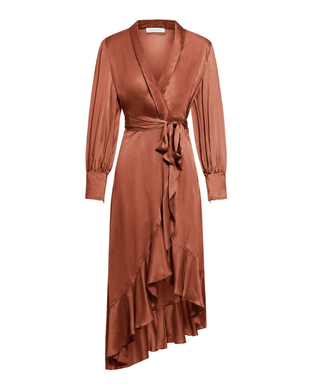 [Zimmermann] Long sleeve dress FW26 8066DF26RBLSHR BLUSH ROSE