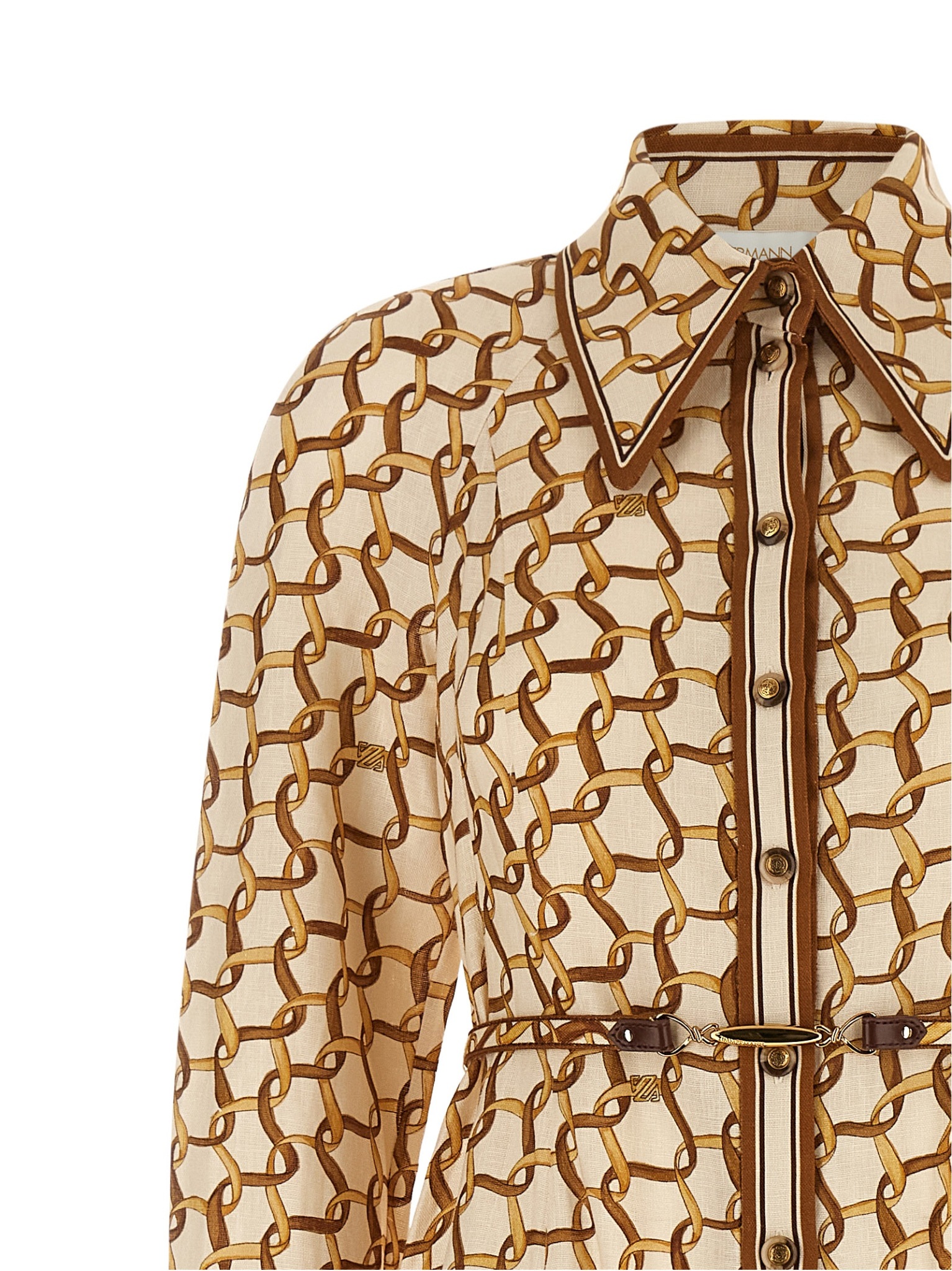 [Zimmermann] Long sleeve dress FW26 9706DF26RCRRIB
