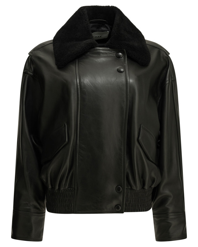 [IVY OAK] Leather Jacket FW26 IO118071LAILA LANEBK999